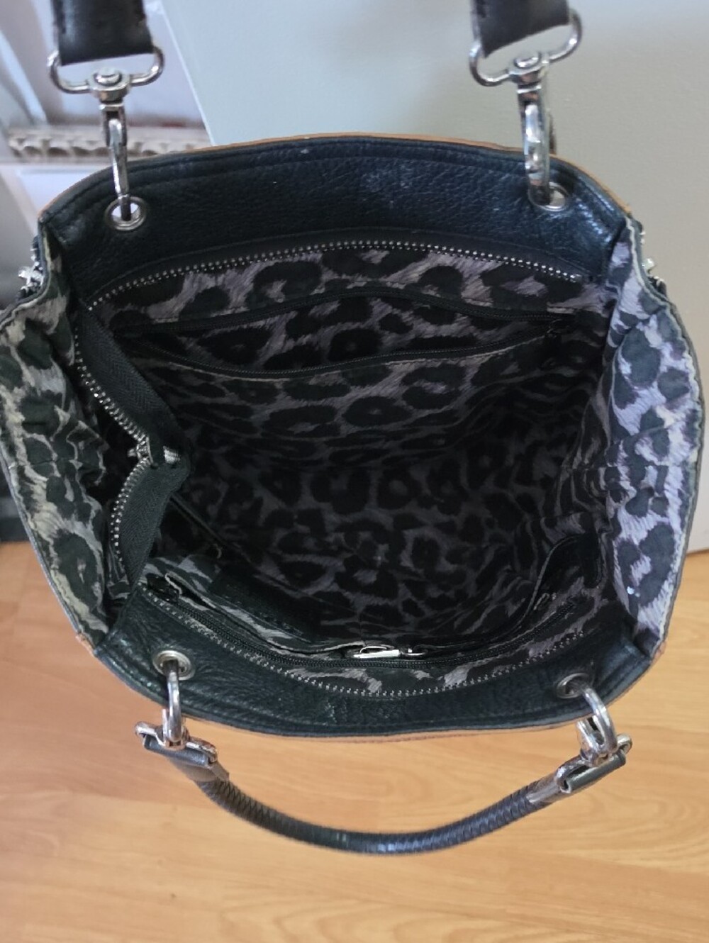 Brighton Brown & Tan Fasionista Graphic Shoulder Bag - Picture 6 of 6